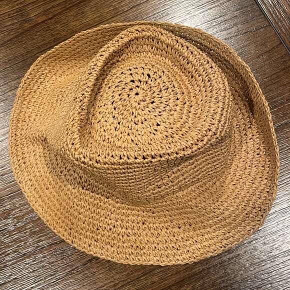 NWT Madewell Sz S/M Lantern Straw Hat Desert Dune Tan Women's NP770 - Picture 9 of 10